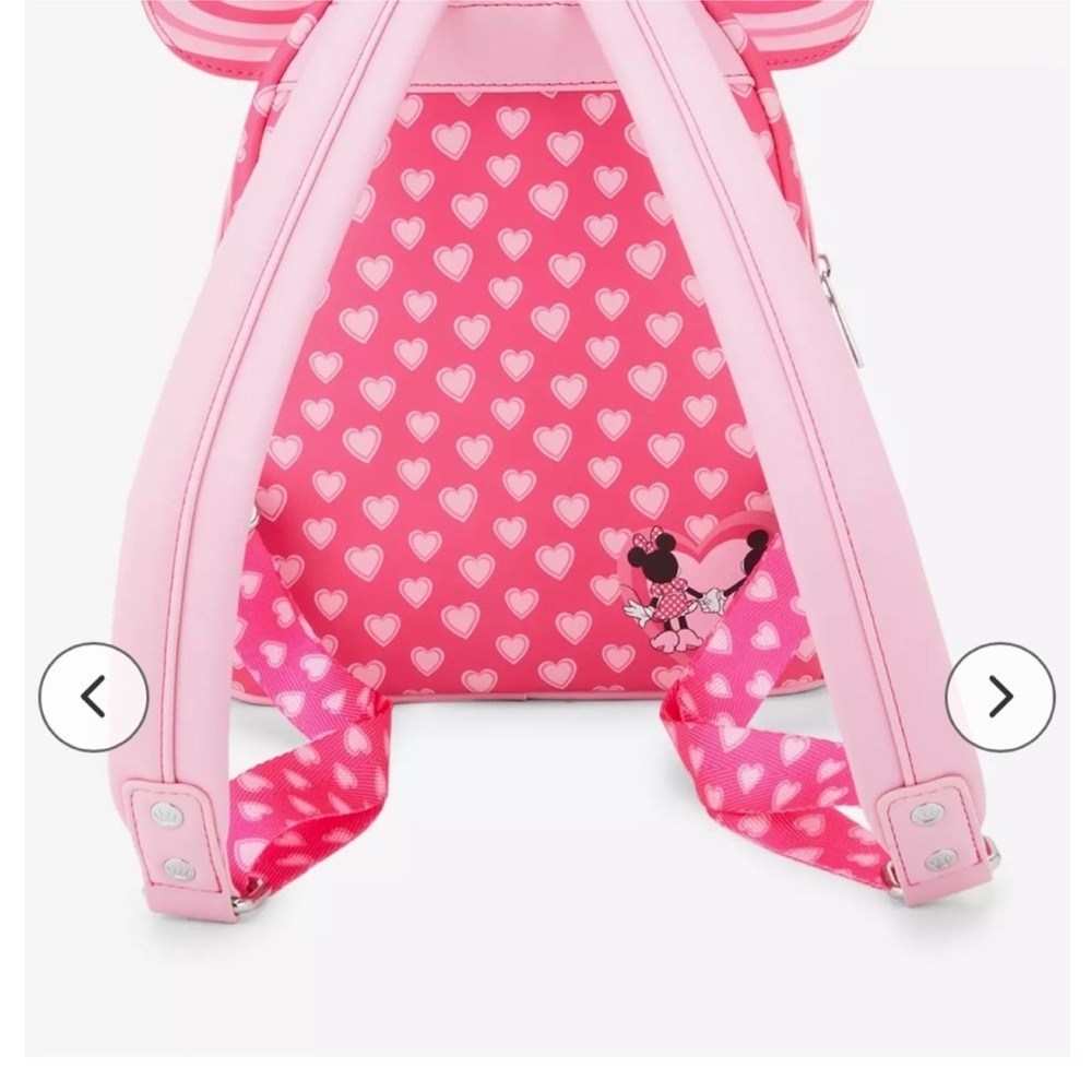 Loungefly NWT Disney Mickey & Minnie
Mouse Heart Ears Set w /wallet - Picture 4 of 9
